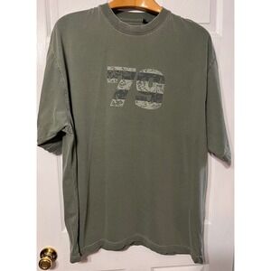 Faded Glory Mens 2XLT Windsor‎ Green Graphic 79 T-Shirt Short Sleeve Cotton Tee
